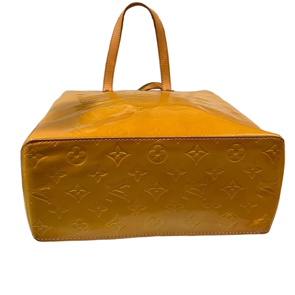 Louis Vuitton LV Vintage Yellow Vernis Reade MM Tote Bag with COA - Picture 8 of 17